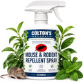Spray Repelente de Roedores de Aceite de Menta - Grande 32 Onzas - Previene Nidos de Ratones - 100% Natural y Ecológico - imagen 1