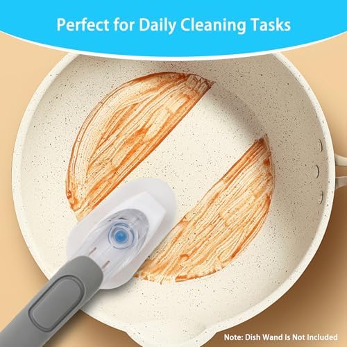 8 Paquetes de Repuestos para Esponja de Limpieza Compatible con Scrub Daddy - Cabezas de Reemplazo para Cepillo de Platos, Ideal para Comida Pegada, - imagen 7