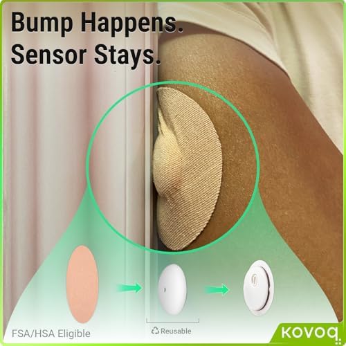 Cubiertas Duras Reutilizables KOVOQ para Libre 3 y Plus, Paquete de 2, Reduce la Compresión, Personalizadas para Sensores CGM Freestyle Libre 3 - imagen 2