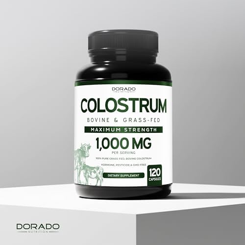 Suplemento de Calostro (120 Cápsulas) 1000mg Por Porción (Cápsulas de Calostro Bovina de la ra Ordeña, con 20% de Inmunoglobulinas IgG) - Alimentado - imagen 5