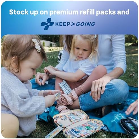 Recarga de Botiquín de ros Auxilios KeepGoing – 86 Piezas Coloridas para Botiquines Infantiles (Kit No Incluido) - imagen 7