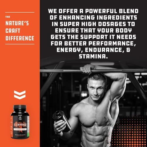 Suplemento de Testosterona para Hombres - Aumentador de Testosterona con Hierba de Cabra, Raíz de Maca, Tongkat Ali y Tribulus Terrestris - 60 - imagen 4