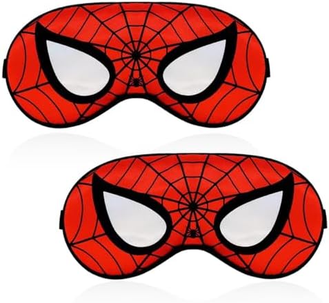 Máscara de Sueño de Seda Linda, 2 Paquetes de Máscaras para Niños con Correa Ajustable Ligera para Dormir, Ideal para Viajes y Fiestas - imagen 1