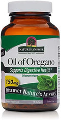 Cápsulas blandas de aceite de orégano de Nature's Answer, 90 piezas | Refuerzo natural del sistema inmunológico | Promueve la digestión saludable y - imagen 1