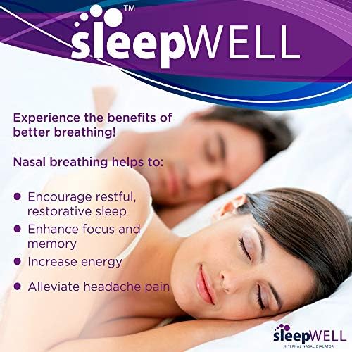 Dilatador Nasal Interno Sleepwell para Alivio de Ronquidos y Congestión, Sueño Reparador, Aumento de Flujo de Aire, Suave y Cómodo, Libre de Látex, - imagen 3