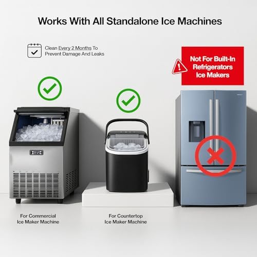Limpiador y Desincrustante para Máquinas de Hielo 32 oz | Limpiador para Fabricadoras de Hielo de Todas las Marcas: Opal, Scotsman, Manitowoc, - imagen 6