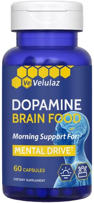 Suplemento Nutricional Dopamina - Fórmula Compleja de Dopamina y Magnesio para Concentración, Energía Mental Matutina y Enfoque - Suplemento Libre de - imagen 1