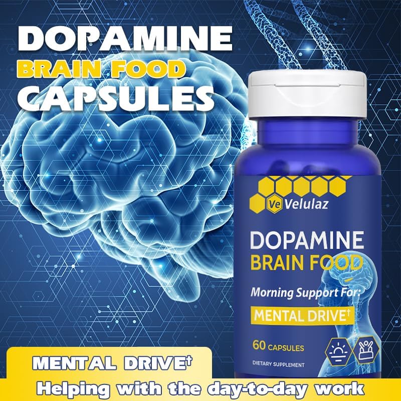Suplemento Nutricional Dopamina - Fórmula Compleja de Dopamina y Magnesio para Concentración, Energía Mental Matutina y Enfoque - Suplemento Libre de - imagen 2