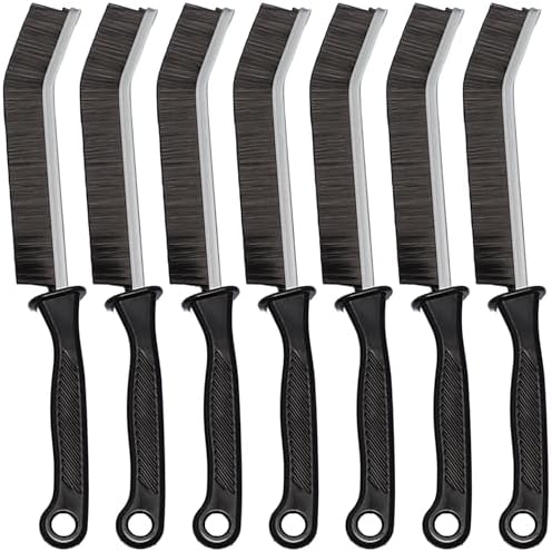 Juego de 7 Cepillos de Cerda Dura para Limpieza de Ranuras - Ideal para Juntas, Espacios Reducidos y Herramientas de Limpieza para Baños, Cocinas y - imagen 1