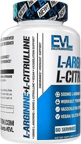 Suplemento de L Arginina y L Citrulina - Suplemento de Óxido Nítrico Revitalizante con Ideal Relación 1:1, 500mg Cada Uno por Porción para Mayor - imagen 4