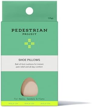 Cojines para Zapatos Pedestrian Project Shoe Pillows® – Almohadillas Metatarsales Premium para Tacones y Planos, Inserciones Veganas con Espuma - imagen 3
