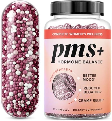 Suplemento para el Apoyo del Síndrome Premenstrual en Mujeres | Alivio de Acné Hormonal, Balance Hormonal y Alivio Menstrual | Suplementos de Vitex | - imagen 1