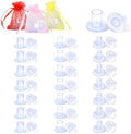 Protectores de Tacones para Césped 21 Pzs, 3 Tamaños, Protectores Transparentes para Caminar en Césped y Superficies Irregulares, Ideal para Zapatos - imagen 1