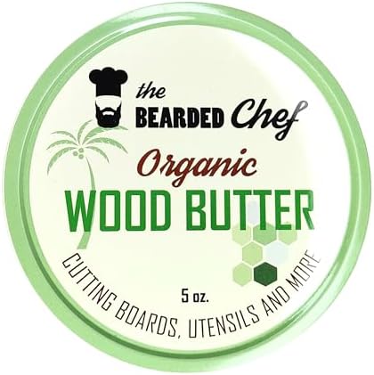 Mantequilla de Madera Orgánica 5oz - 100% Orgánica - Crema Acondicionadora para Tablas de Cortar - Cera de Abeja y Aceite de Coco - Acabado Seguro - imagen 4