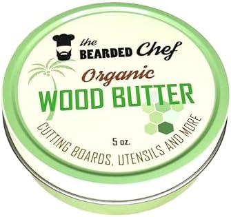 Mantequilla de Madera Orgánica 5oz - 100% Orgánica - Crema Acondicionadora para Tablas de Cortar - Cera de Abeja y Aceite de Coco - Acabado Seguro - imagen 5