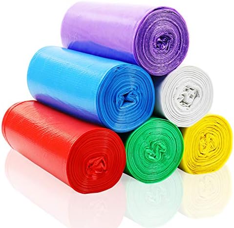 Bolsas de Basura KONE de 4 Galones, 168 Piezas, Extra Gruesas, para Baño, Oficina y Cocina - imagen 1