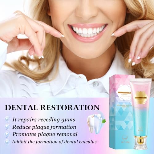 Pasta de Dientes Blanqueadora Niacinamida Acssart Radiant White - 2 Piezas, Pasta Intensiva con Nicotinamida para un Sonrisa Radiante - imagen 3