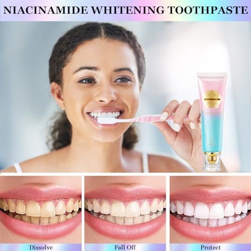 Pasta de Dientes Blanqueadora Niacinamida Acssart Radiant White - 2 Piezas, Pasta Intensiva con Nicotinamida para un Sonrisa Radiante - imagen 7