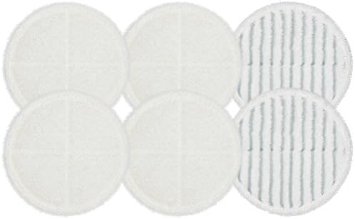 Pads de Reemplazo Flintar 2124, Compatibles con Limpiador de Pisos Bissell Spin-Wave 2039, 2307, 2315A, Paquete de 6 (4 Suaves + 2 Raspadores) - imagen 2