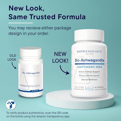 Biotics Research Bio Ashwagandha 300mg, Raíz de Ashwagandha, Hierba Adaptógena, Promueve Relajación, Salud Adrenal y Cognitiva, 60 Cápsulas - imagen 4