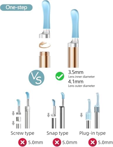 Puntas de Repuesto Bebird para Oídos, 16 Piezas de Silicón Impermeable para Remoción de Cerumen, Set Original para Limpiadores de Oídos - imagen 5