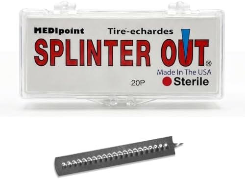 Removedor de Astillas Splinter Out 20 Piezas (Paquete de 6) | Eliminación Rápida y Sin Dolor | ros Auxilios Esenciales para el Hogar, Trabajo, Viajes - imagen 2