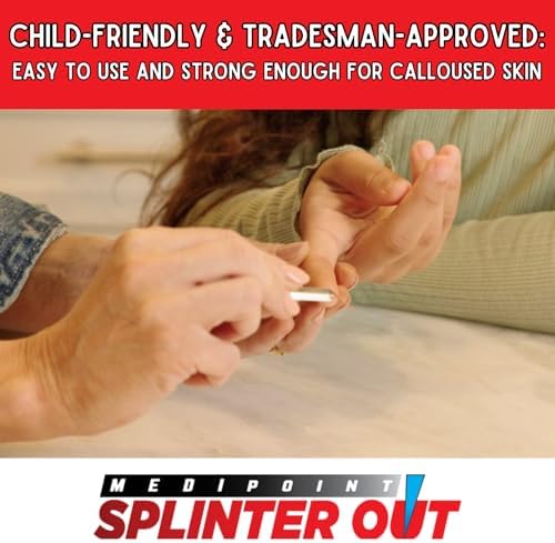 Removedor de Astillas Splinter Out 20 Piezas (Paquete de 6) | Eliminación Rápida y Sin Dolor | ros Auxilios Esenciales para el Hogar, Trabajo, Viajes - imagen 5
