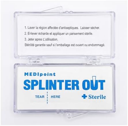 Removedor de Astillas Splinter Out 20 Piezas (Paquete de 6) | Eliminación Rápida y Sin Dolor | ros Auxilios Esenciales para el Hogar, Trabajo, Viajes - imagen 8