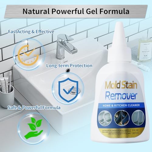 Limpiador para Lavadora, Gel Multiusos para Manchas, Limpiador Pesado para Lavadora, Fregadero, Ducha, Sellador y Más (7 fl oz) - imagen 3