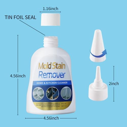 Limpiador para Lavadora, Gel Multiusos para Manchas, Limpiador Pesado para Lavadora, Fregadero, Ducha, Sellador y Más (7 fl oz) - imagen 8