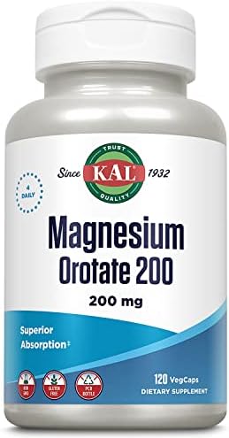 Tabletas de Magnesio Orotato Kal 200 mg, 60 piezas - imagen 1
