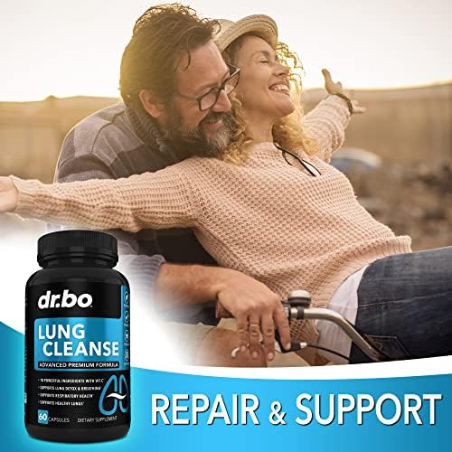 Suplemento de Apoyo para la Limpieza de Pulmones - Suplementos Respiratorios para Dejar de Fumar - Detox Herbal para la Salud Bronquial - 60 Cápsulas - imagen 5