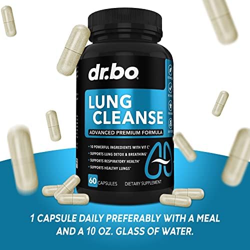 Suplemento de Apoyo para la Limpieza de Pulmones - Suplementos Respiratorios para Dejar de Fumar - Detox Herbal para la Salud Bronquial - 60 Cápsulas - imagen 7