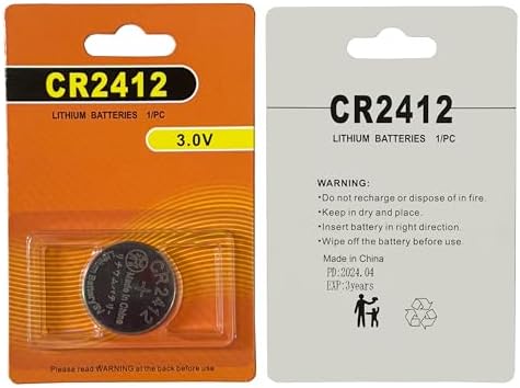Baterías de botón kunying CR2412, Paquete de 3 Baterías de Litio 3V CR2412 para Control Remoto de Auto y Reloj Inteligente - imagen 6