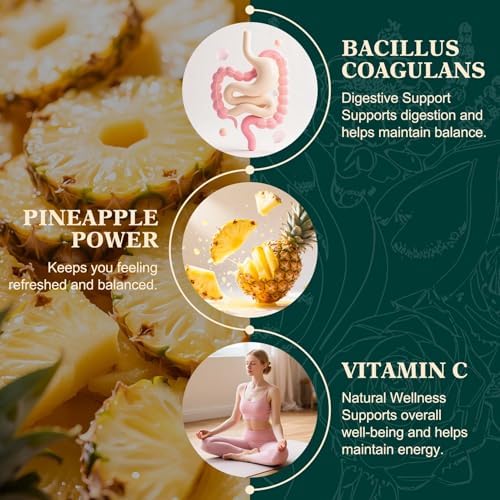 Gomitas Probióticas Diarias ZuriVitaNex para Mujeres – Equilibrio Femenino y Soporte de pH – Veganas, Sin Gluten – Sabor Piña – 60 Gomitas (30 - imagen 3