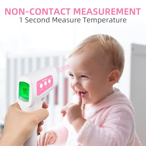 Termómetro Infrarrojo Sin Contacto Snomd para Adultos, Niños y Bebés, 3 en 1 Digital para Medir Fiebre, Lectura Rápida y Precisa - imagen 4