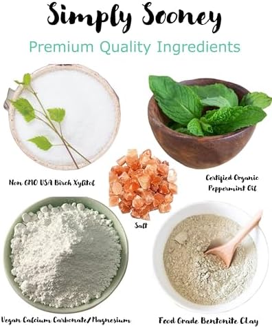 Polvo Dental Mineral Vegano Remineralizante Simply Sooney I Fórmula de Nano-hidroxiapatita con Sabor a Menta I Aliento Fresco 1.5oz (tarro de 1.5 oz) - imagen 7
