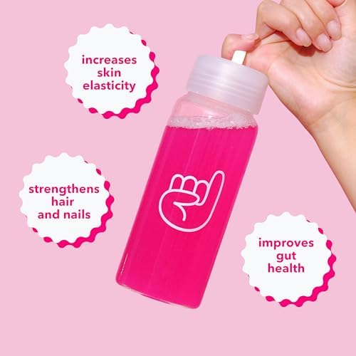 Pinky Colágeno Hidrolizado con Ácido Hialurónico y Vitamina C - Sabor Fruta del Dragón (1lb/474g), Apoya la Salud de Piel, Cabello y Digestión, 13g - imagen 5