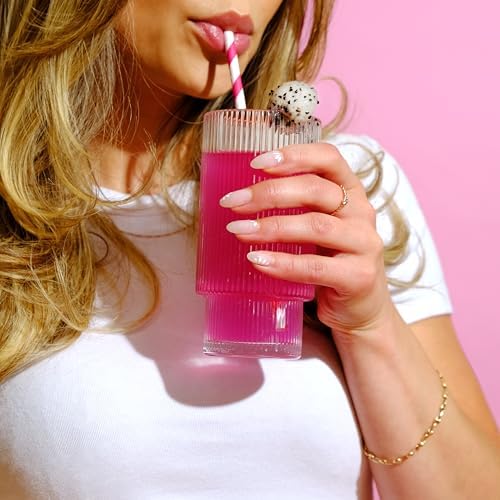 Pinky Colágeno Hidrolizado con Ácido Hialurónico y Vitamina C - Sabor Fruta del Dragón (1lb/474g), Apoya la Salud de Piel, Cabello y Digestión, 13g - imagen 6