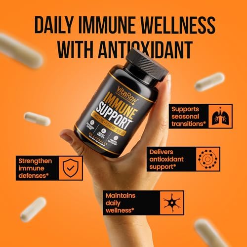 VitaRaw Vitaminas para el Sistema Inmunológico - Saúco con Zinc, Vitamina C y Ajo para Adultos - Cápsulas de Saúco y Complejo de Equinácea - imagen 3