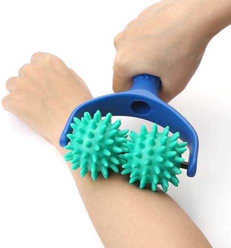 Juego de 2 Pelotas de Masaje Portátiles con Púas - Rodillos Compactos para Relajación Muscular y Alivio de Dolor en Todo el Cuerpo - imagen 5