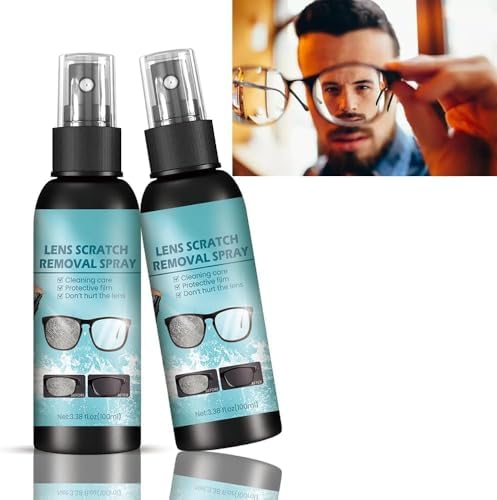Spray Limpiador de Lentes Biaoyun 2 * 100 ml, Limpiador de Gafas, Herramientas para Pantallas, Lentes de Cámara, Smartphones y Laptops - imagen 1