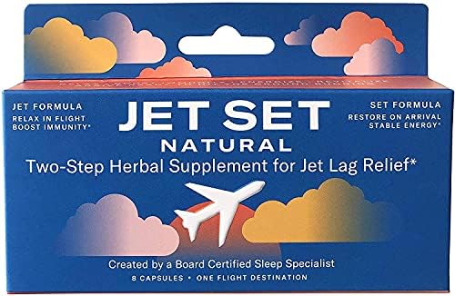 Jet Set Natural | Remedio para el Jet Lag en Viajes | Creado por Especialistas en Sueño | Alivio en Dos Pasos | Relájate en el Vuelo, Energiza al - imagen 1