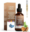 HENGRUNXIN Nutralis Gotas Líquidas de Nogal Negro y Ajenjo para Limpieza Intestinal, con Soursop, Semilla de Calabaza y Ajo, Ayuda Digestiva y - imagen 1