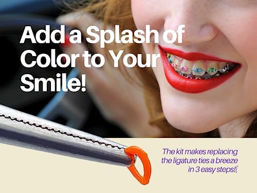 KIT DE CAMBIO DE COLOR PARA BRACKETS ARTMAN INSTRUMENTS, Ligas Ortodónticas para Cambiar el Color de Tus Braces en Minutos - imagen 2