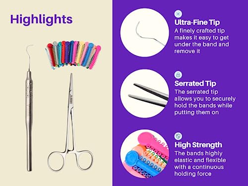 KIT DE CAMBIO DE COLOR PARA BRACKETS ARTMAN INSTRUMENTS, Ligas Ortodónticas para Cambiar el Color de Tus Braces en Minutos - imagen 4