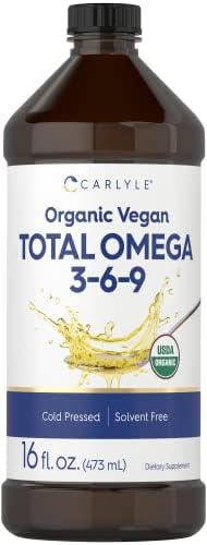 Carlyle Omega 3 6 9 | 16 oz | Aceite Prensado en Frío | Suplemento Orgánico Certificado, Vegano, Sin Gluten y No Transgénico - imagen 1