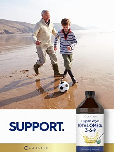 Carlyle Omega 3 6 9 | 16 oz | Aceite Prensado en Frío | Suplemento Orgánico Certificado, Vegano, Sin Gluten y No Transgénico - imagen 6