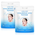 Paquete de 2 Polvos de Ácido Hialurónico para la Piel – Alta Peso Molecular, Hidratación Profunda, Cosmético Hidrosoluble, Vegano, Sin Gluten, Ideal - imagen 1
