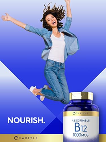 Carlyle Vitamina B12 1000 mcg Absorbible | 400 Softgels | Suplemento Libre de GMO y Gluten - imagen 6